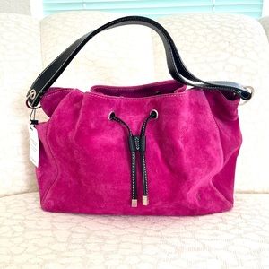 Kate Spade suede tote in hot pink